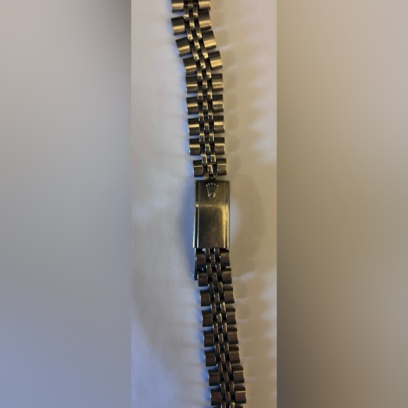 VINTAGE AUTHENTIC ROLEX 13MM SOLID OVAL LINK JUBILEE WATCH BAND W BIG LOGO - Picture 5 of 12